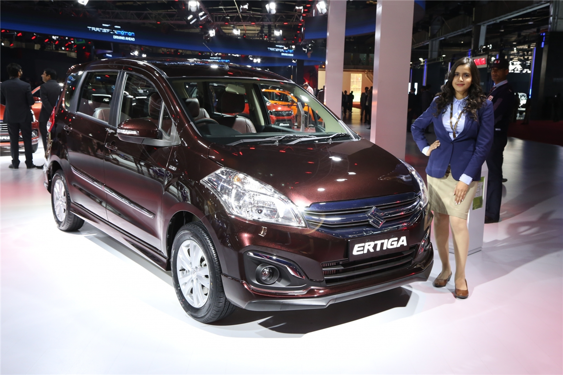 A view of the Maruti Suzuki Ertiga at the Auto Expo. Source: IANS