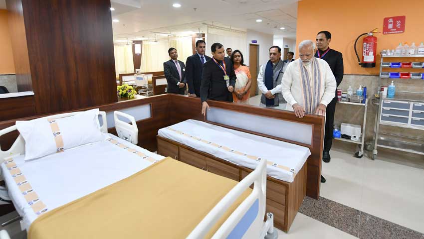 Narendra Modi: Ultra-modern super-specialty public sector hospital