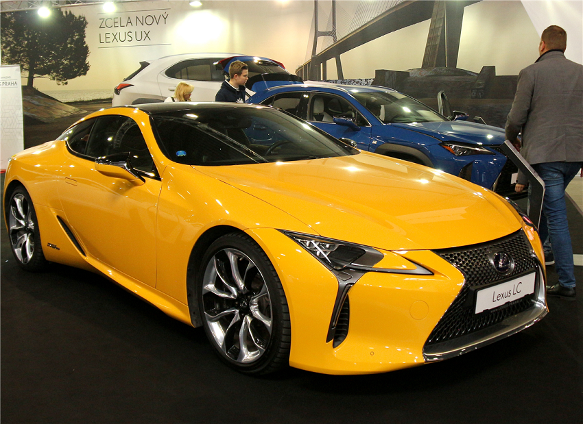 Lexus LC at Autoshow Prague