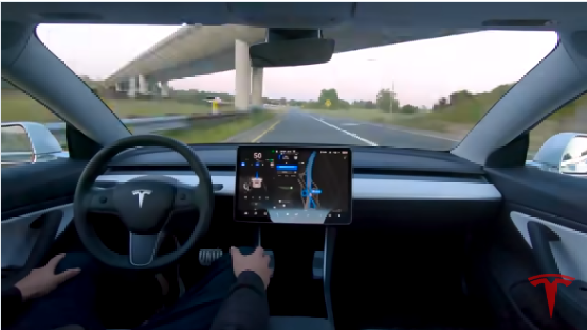 Tesla self-driving car timeline 2016