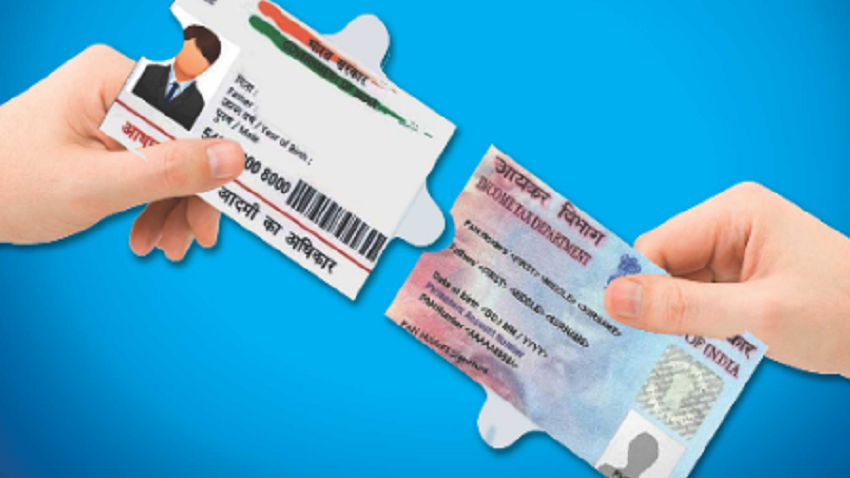 PAN Aadhaar link online