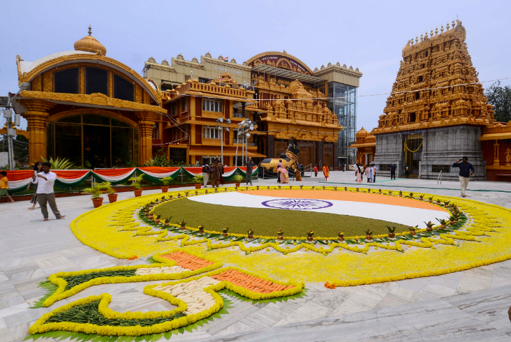 Tricolor made from food grains