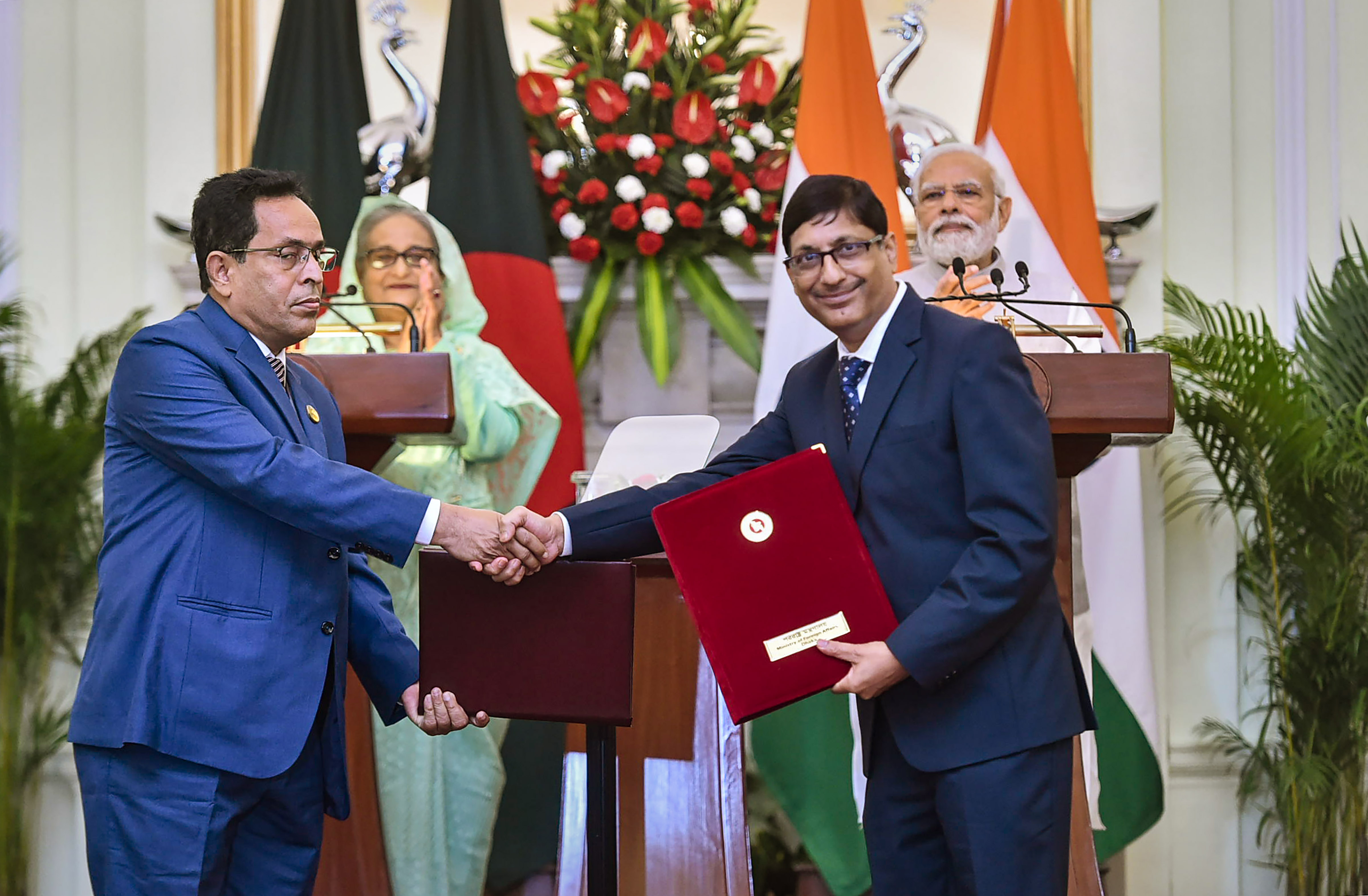 India, Bangladesh ink seven pacts