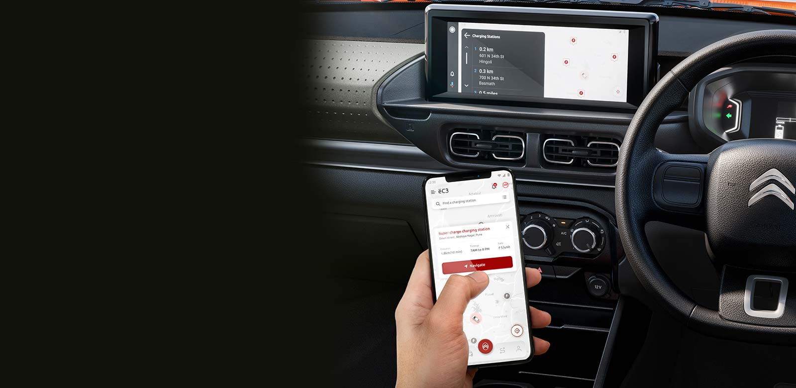 Citroën E-C3 MyCitroën Connect App