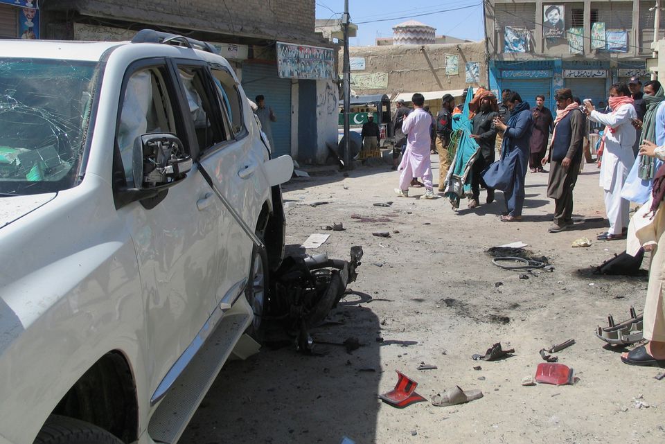 Policeman killed in twin blasts at tehsil building in Pakistan's Khyber Pakhtunkhwa province