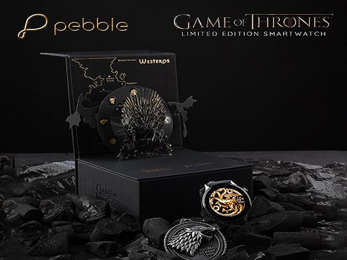 Pebble collaborates with Warner Bros to launch special edition Game of Thrones smartwatch range in India - Check price 