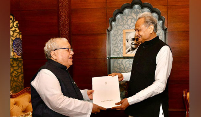 Rajasthan CM Gehlot resigns governor after party's poll defeat 