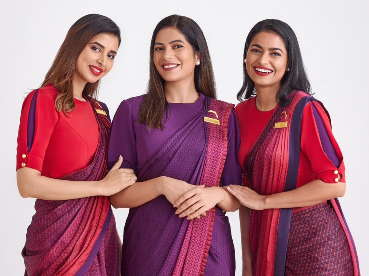 Air India unveils new uniforms for cabin, cockpit crew designed by fashion designer Manish Malhotra 