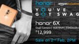 Amazon announces Honor 6X sale, 14GB free data on Airtel