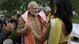 PM Narendra Modi given warm welcome by Indians in US