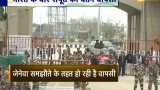 Visuals from Attari-Wagah border; Wing Commander Abhinandan to be received by a team of IAF