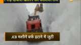 BRO’s snow clearing operation at Rohtang Pass underway