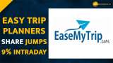 Easy Trip Planners share surges 9% intraday on bonus share, split news  