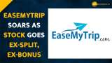 EaseMyTrip shares surge 17% intraday as stock trades ex-split, ex-bonus--Check Details Here 