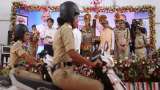 Madhya Pradesh CM hands over 250 two-wheelers to women police personnel