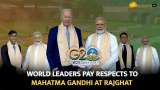 PM Modi, President Biden, Rishi Sunak, Among Other Leaders Pay Homage to Mahatma Gandhi at Rajghat