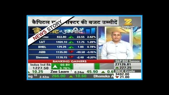 Expectations from the budget in capital goods sector