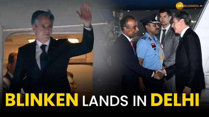 India-US 2+2 Ministerial Dialogue: US State Secretary Antony Blinken arrives New Delhi