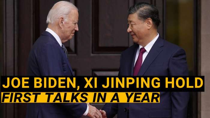  Joe Biden holds bilateral meeting with Chinese President Xi Jinping in San Francisco