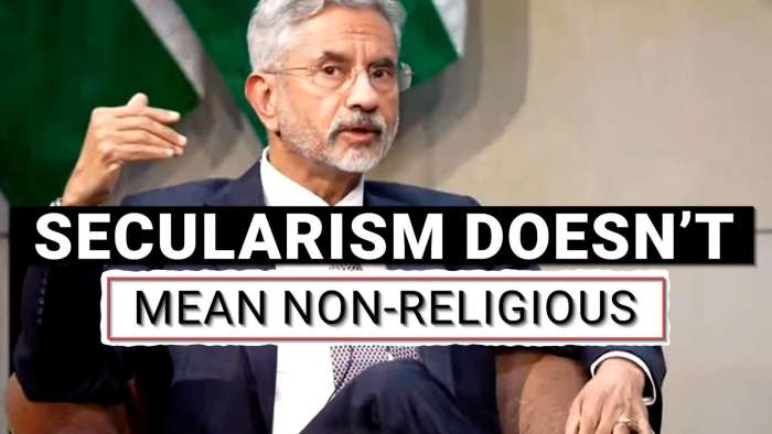 Jaishankar on India&#039;s Secularism: &quot;Equal Respect for All Faiths&quot;