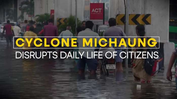 Watch | Chennai Grapples with Flooding After Cyclone Michaung, Disrupting Citizens&#039; Daily Lives