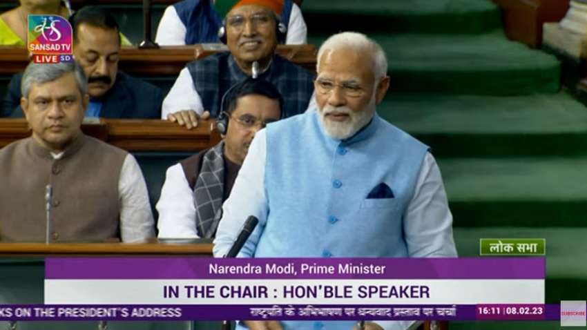 Motion of Thanks to President Address, President Address, Motion of Thanks, pm narendra modi, parliament of india, Motion of Thanks live updates, Parliament Budget Session , Budget Session 2023 LIVE Updates,PM Modi,Rajya Sabha,Lok Sabha, president of india, PM Modi to reply to Motion of Thanks in Lok Sabha, parliament, draupadi murmu, rahul gandhi